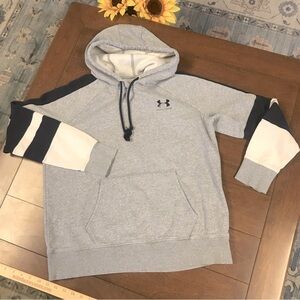 SALE Under Armour Gray and‎ Black/White Hoodie